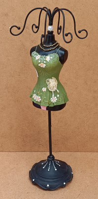 Maniquí/joyero resina. Ref QS4504. 33x10