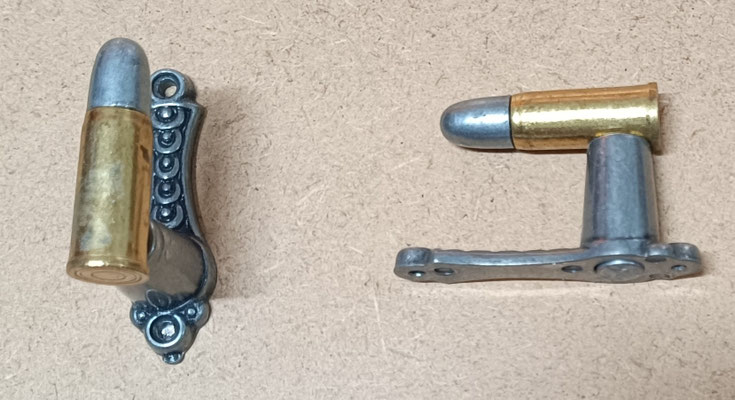 Soporte armas para tabla en pared Denix bala . Ref 28