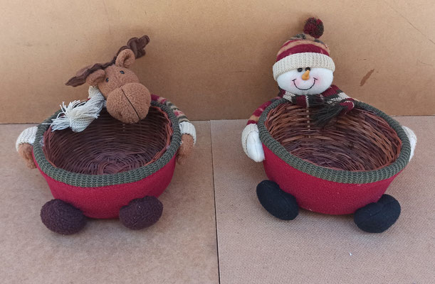 Cestos con peluche