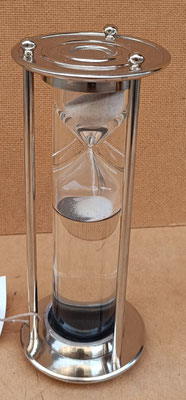 Reloj de arena agua. Ref 26503. 20x8. 1,30 minutos