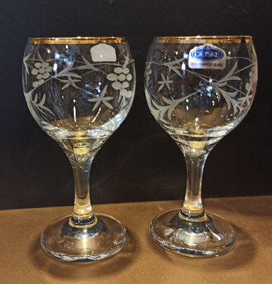 Copas cristal detalles dorados