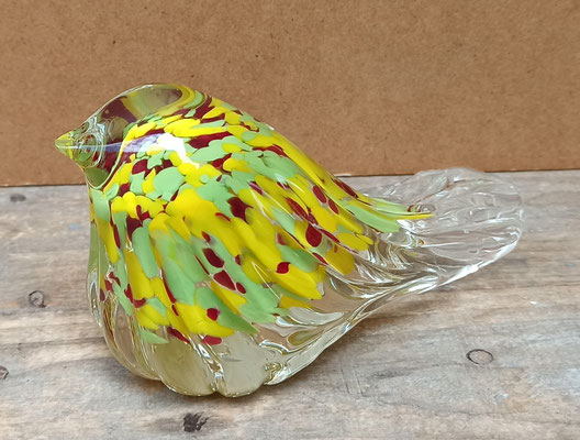 Pájaro cristal. Ref 26080. 16x8x7