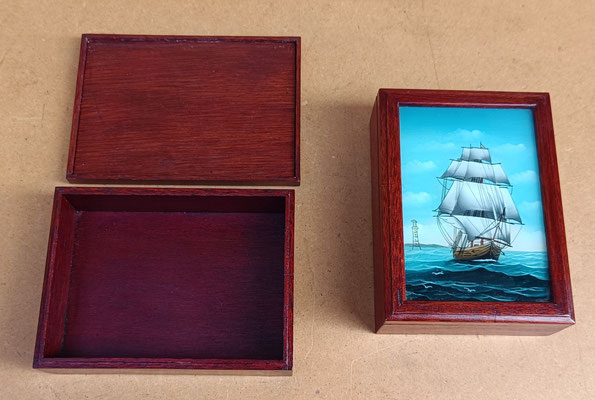 Caja madera. Ref 4665/612. 15x11x4