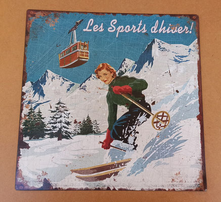 Chapa ski. Ref 3569. 30x30