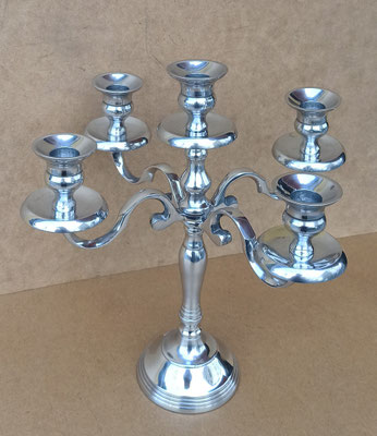 Candelabro 5 brazos. Ref 339. 30x23x20. Pareja disponible