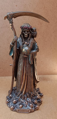Santa muerte resina. Ref 31229. 13x11x28