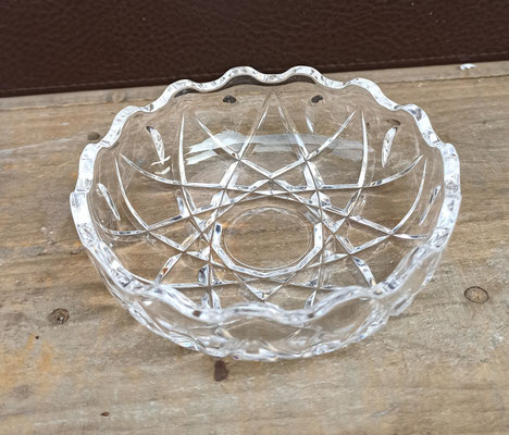 Cenicero de cristal Momparler (Valencia). 8,5x2,5
