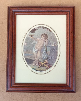 Cuadro querubín. 29x23