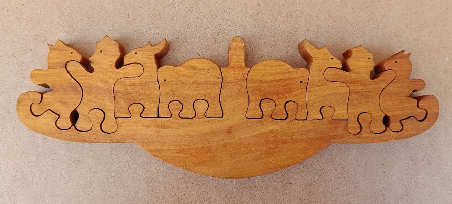 Puzle madera arca de Noé. Ref Horm. 40x14x3