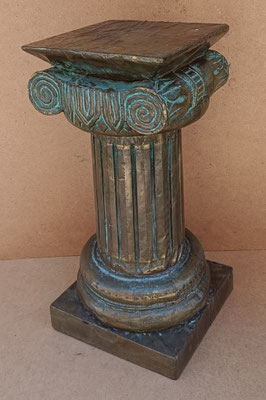 Columna de madera estañada. Ref RA-013-A. 47x22