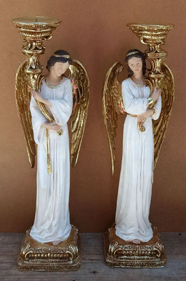 Portavelas resina. Ref 14/326. 50x13