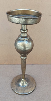 Portavelas metal. Ref 45361. 33x12. 