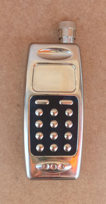 Petaca acero inoxidable. Ref 4407. 