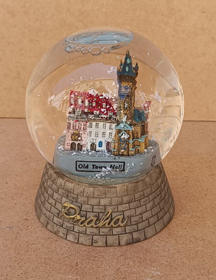 Bola de nieve Ayuntamiento de Praga. Ref 103. 10x8
