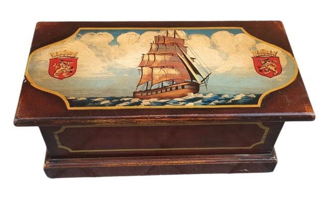 Baúl madera. Ref AC87PM. 56x28x26