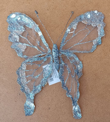 Mariposa porexpan y tela. Ref 201234/15. 19X20