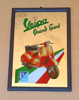 Espejo decorado Vespa. Ref 2268. 22x32