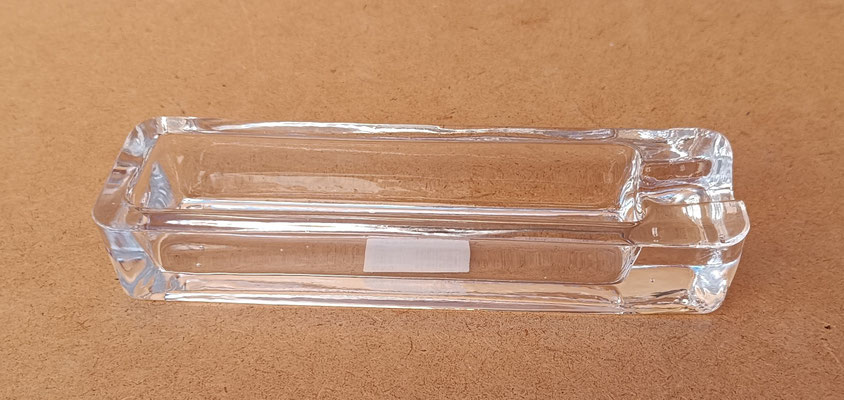 Cenicero cristal para puro. Ref 2541490. 20x5,7x3,5