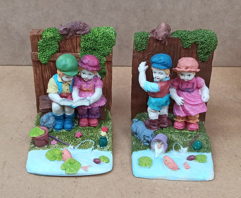 Sujetalibros niños resina.