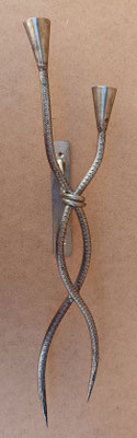 Portavelas metal. Ref 9075064. 58x10x9. Pareja disponible