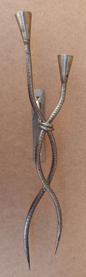 Portavelas metal. Ref 9075064. 58x10x9. Pareja disponible
