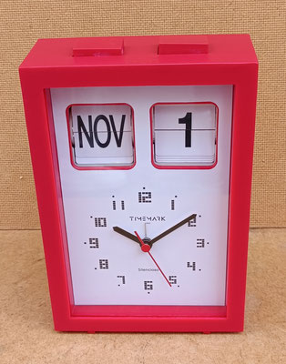 Reloj con calendario de fichas. Ref 41501. 20x13x6