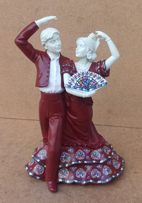 Nadal. Baile flamenco. Ref 763616. 18x14x9. Serie numerada diseñado por E Valiente