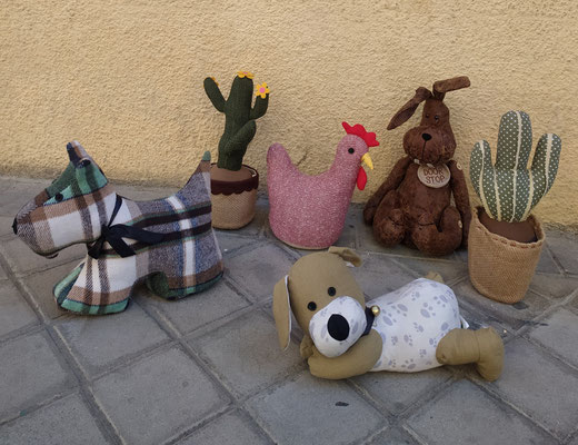 Sujetapuertas tela y cuero. Consultar modelos disponibles