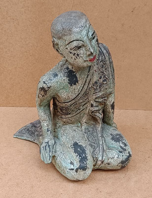 Orante madera hecho a mano en Tailandia. EL1243. 30x32x25