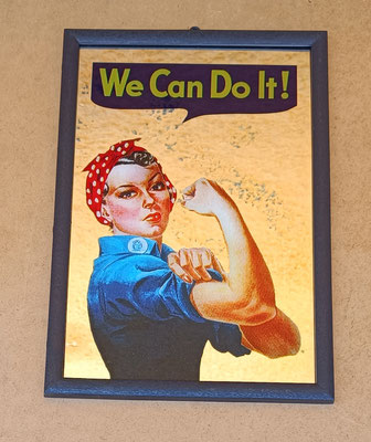 Espejo decorado We can do it. Ref 2268. 22x32