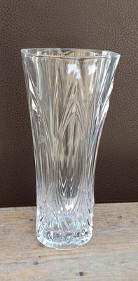 Jarrón cristal vintage. 24x12