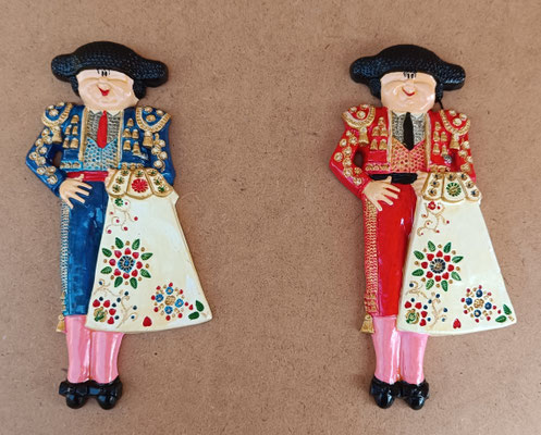 Torero cerámica para pared. Ref 740. 27x12