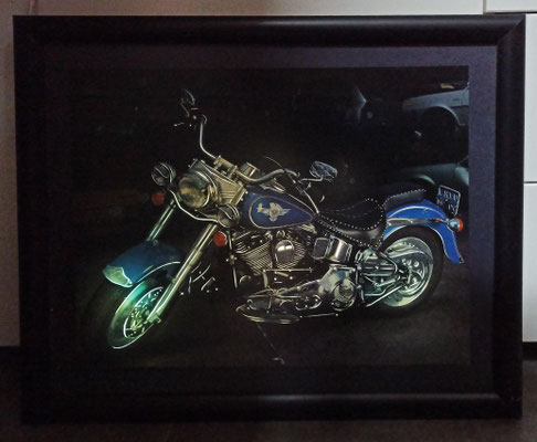 Cuadro luz moto. 45x55