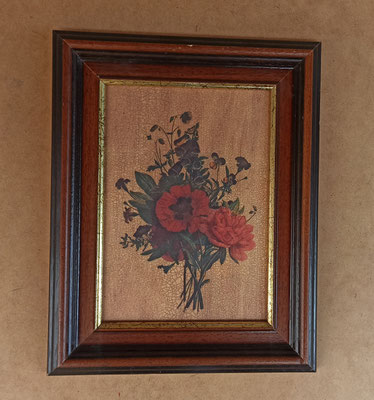 Cuadro flores. 29x23