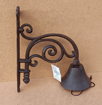 Campana pared hierro. Ref 33632. 24,50x11x27