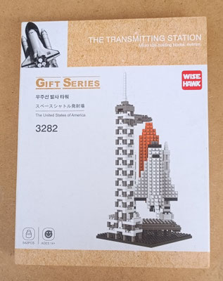 Juego construcción bloques transbordador. 542 piezas. Ref MB3282