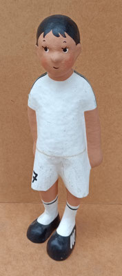 Futbolista cartón fallero artesano. Ref 201800526. 34x12x7