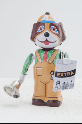 Perro prensa de hojalata. Ref MS362