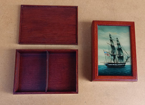 Caja madera. Ref 4665/612. 15x11x4