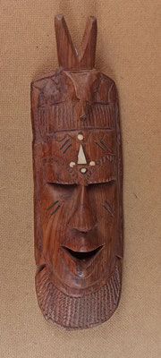 Mascara africana madera. Ref 313027. 36x10