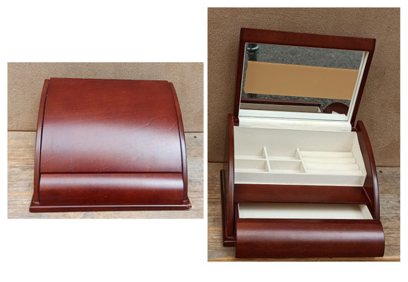 Joyero madera. Ref 32016056. 27x19x13