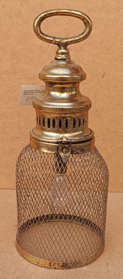Farol a pilas metal. Ref 7980. 33X13