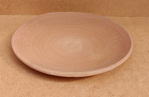 Plato de terracota natural. Ref 14209. 29x5