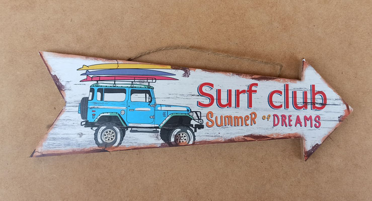 Tabla madera surf. Ref 10448. 29x10