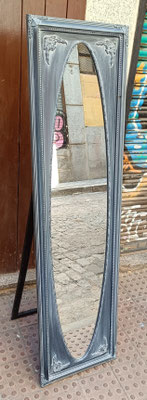 Espejo de pie resina. Ref 16201. 267x46x48