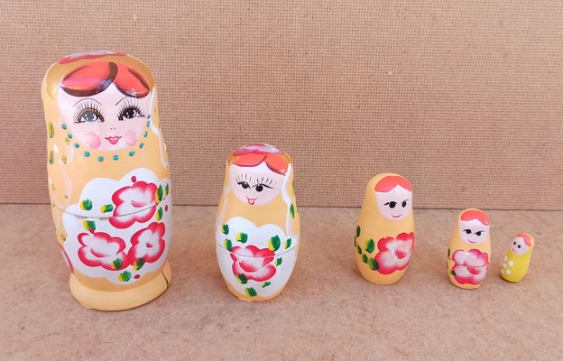 Matrioska 5 figuras