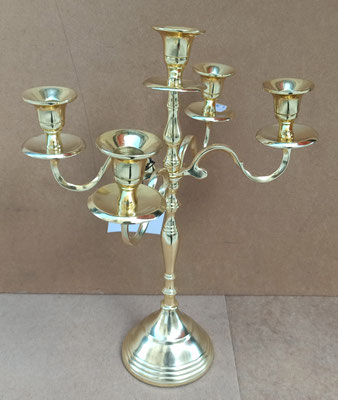 Candelabro 1/3/5 brazos. Ref AR0425G. 40x30. Pareja disponibles