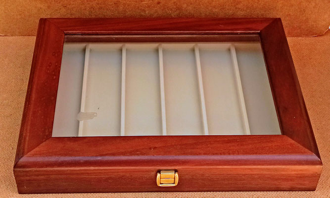 Caja 6 relojes madera. Ref CV3RVT