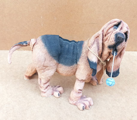 Perro resina A breed apart "Herbie". Ref CA05216. 18X22X10