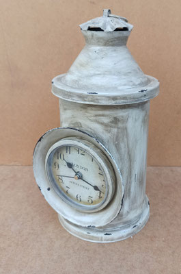 Reloj metálico "farol". Ref 514. 29x13x12